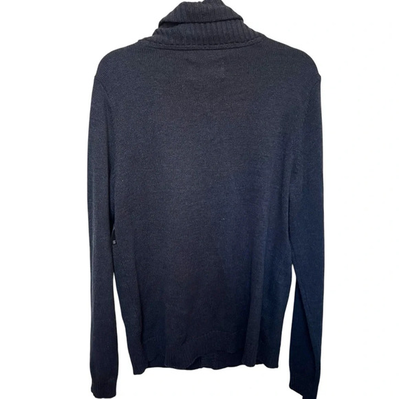 Urban Pipeline Mens Aztec Geometric Cardigan Sweater Blue Size Large - Picture 2 of 6